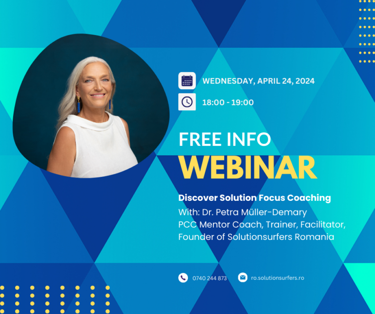 Free Info Webinar, Aprilie 2024