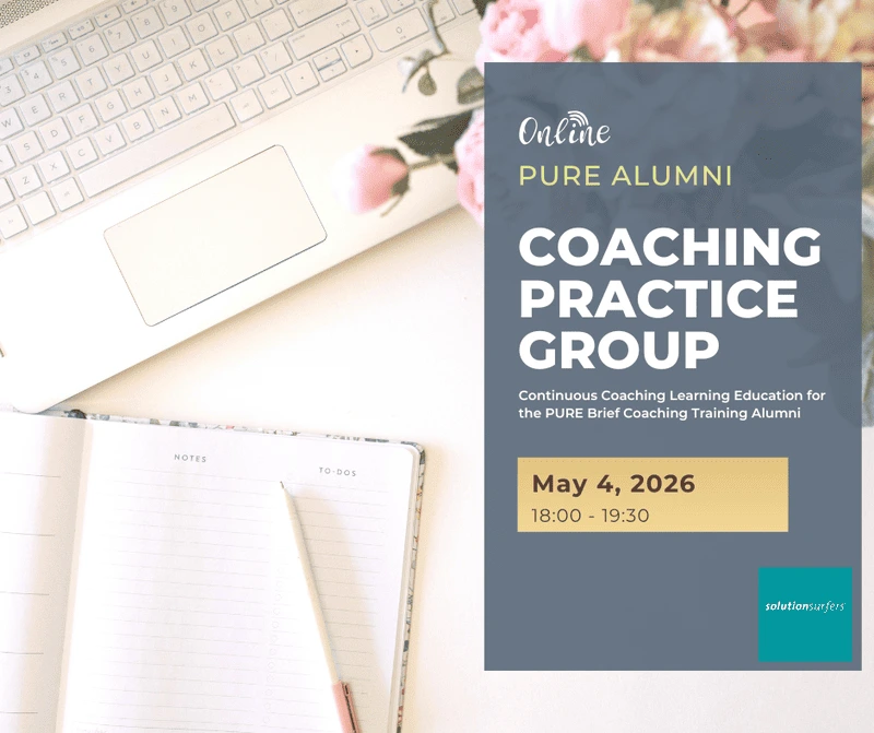 Pure Brief Coaching Training Alumni Online Solution Focus Coaching Practice